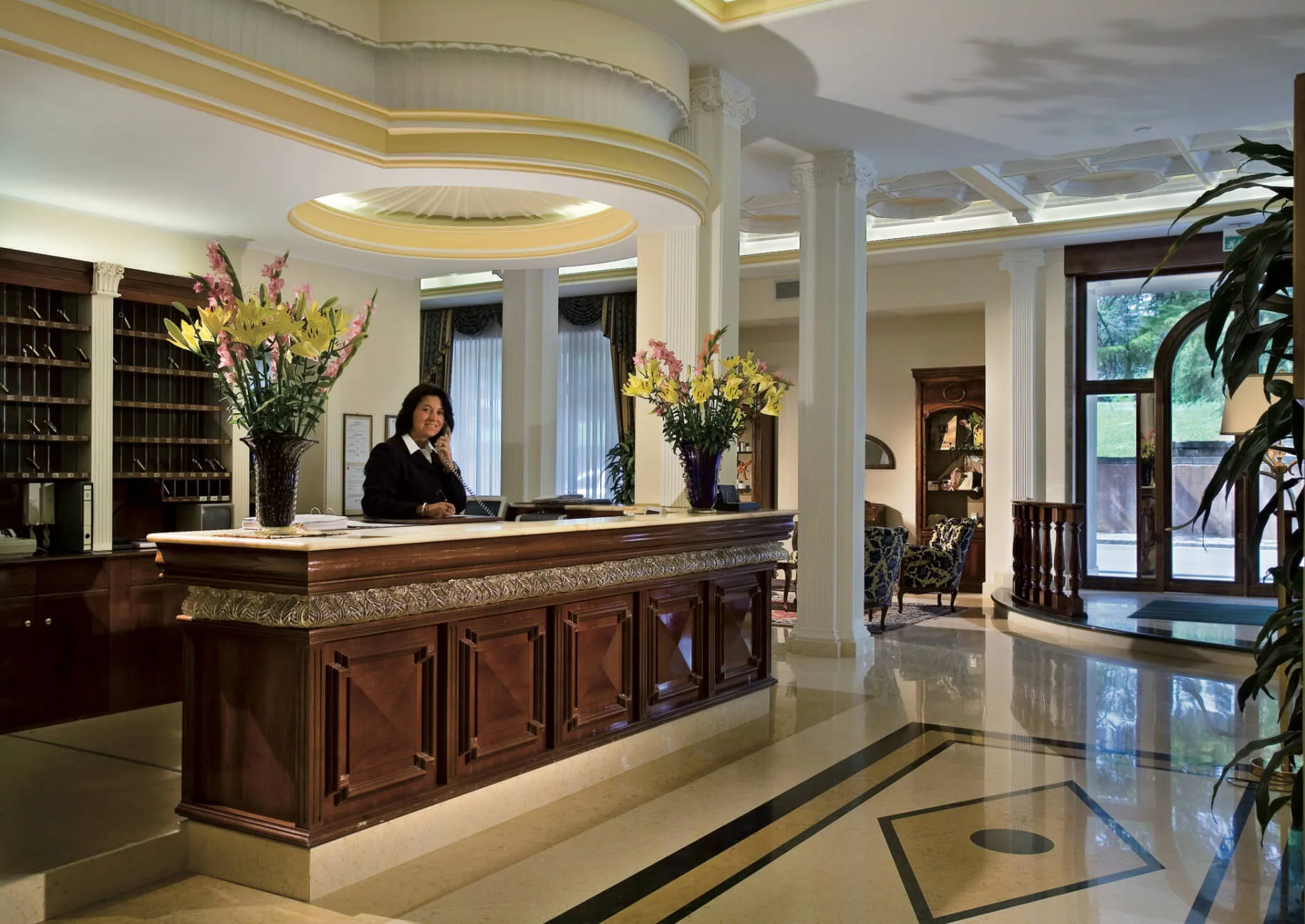 Reception Palace Hotel Meggiorato